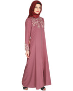 Feather Shot Abaya
