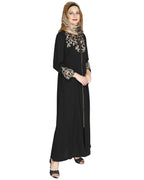 Feather Shot Abaya