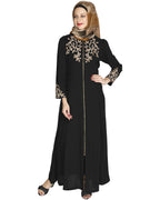 Feather Shot Abaya