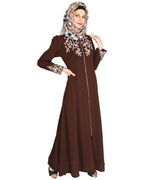 Feather Shot Abaya