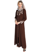Feather Shot Abaya