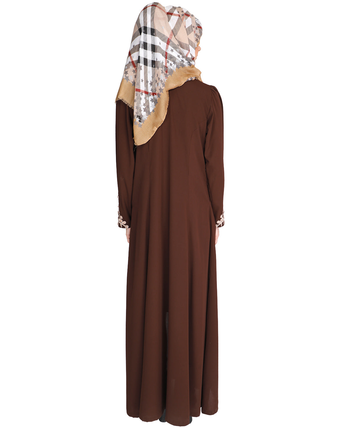 Feather Shot Abaya