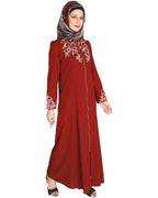 Feather Shot Abaya