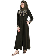 Feather Shot Abaya