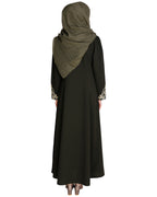 Feather Shot Abaya