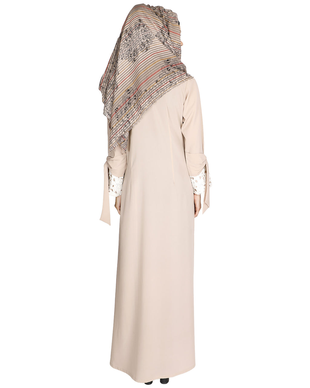 Lace & Bow Detailed Abaya