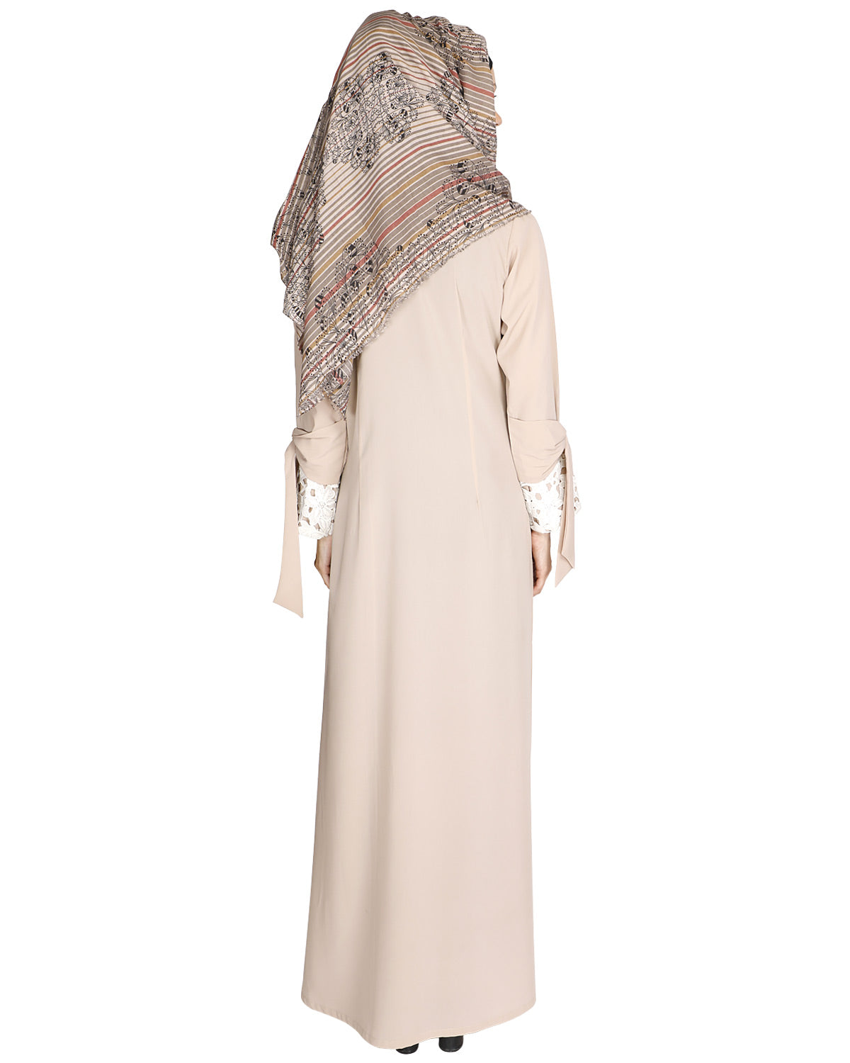 Lace & Bow Detailed Abaya