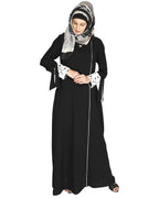 Lace & Bow Detailed Abaya