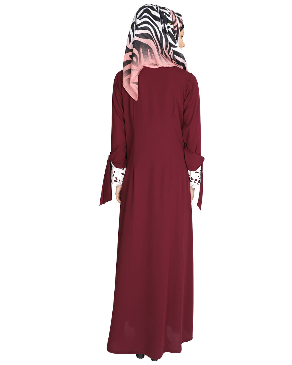 Lace & Bow Detailed Abaya