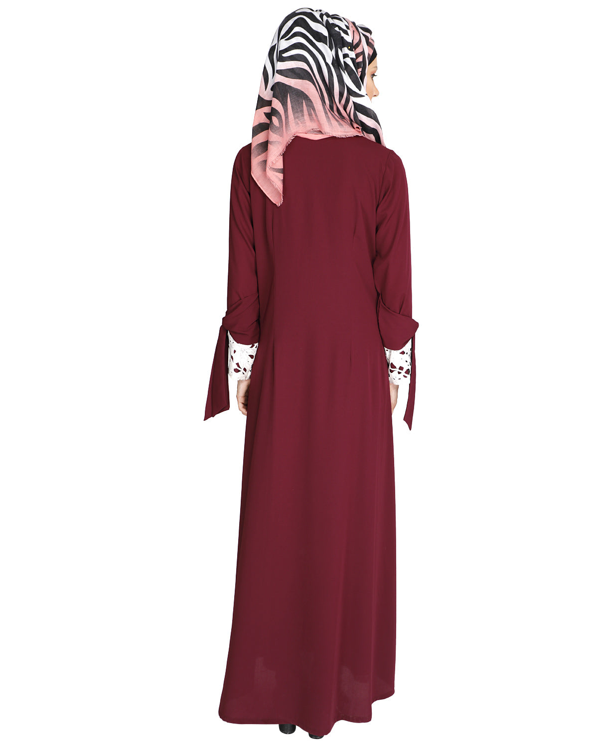 Lace & Bow Detailed Abaya