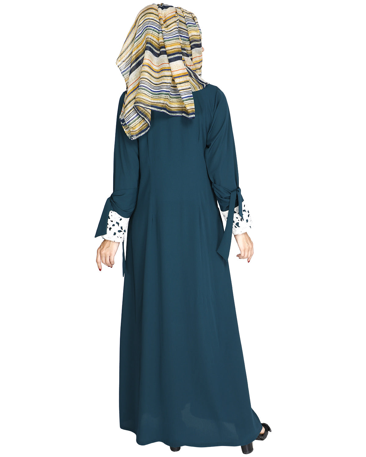Lace & Bow Detailed Abaya