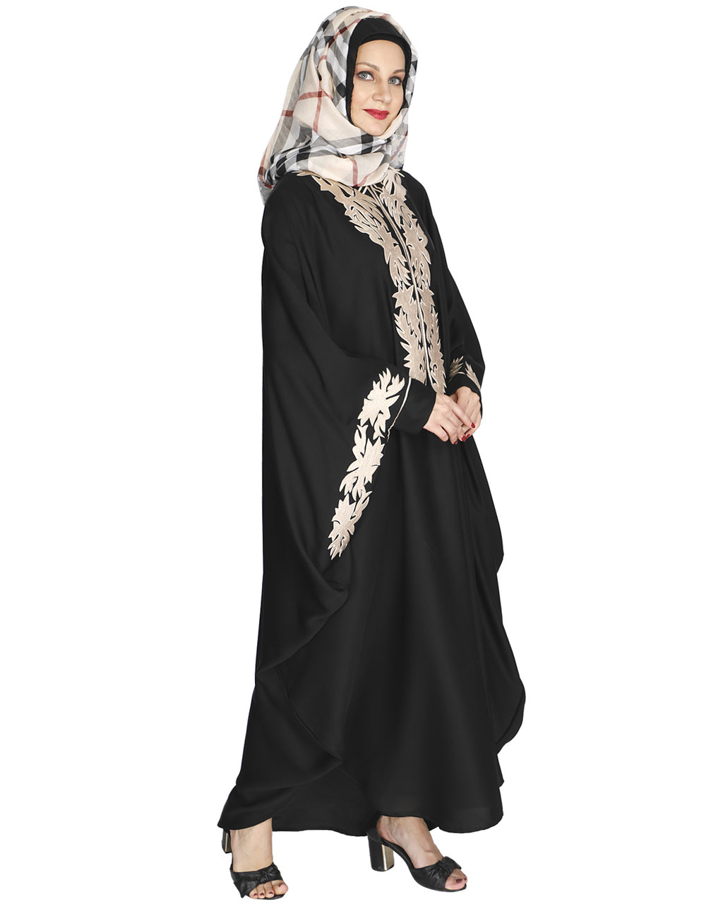 Aesthetically Elegent Black Kaftan