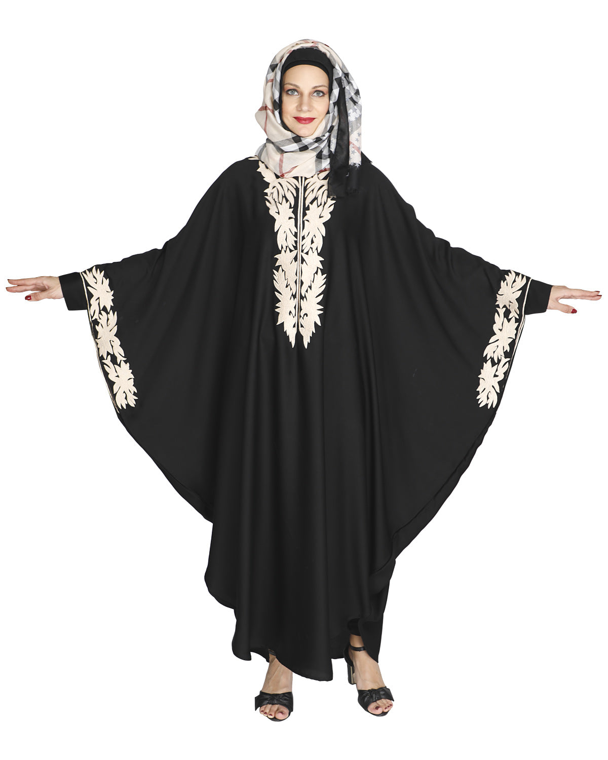Aesthetically Elegent Black Kaftan