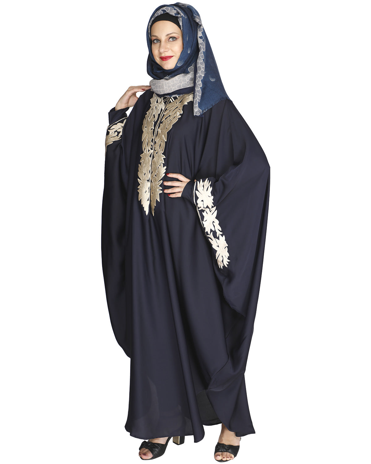 Aesthetically Elegent Black Kaftan