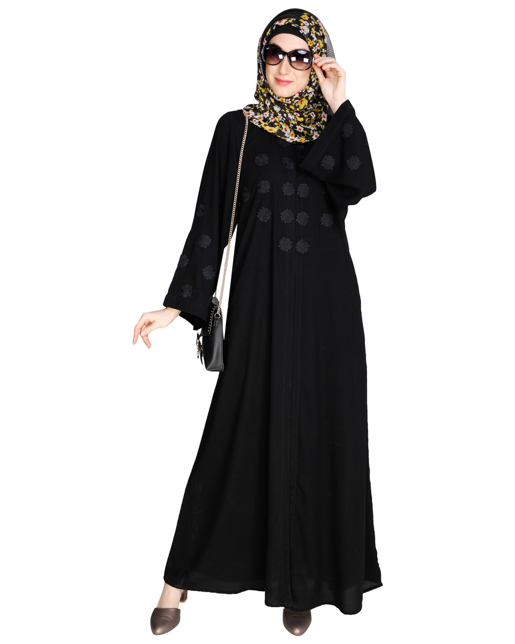 Flowless Abaya
