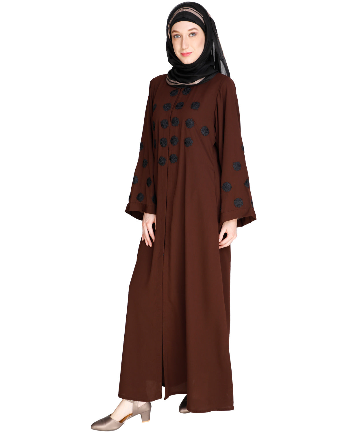 Flowless Abaya