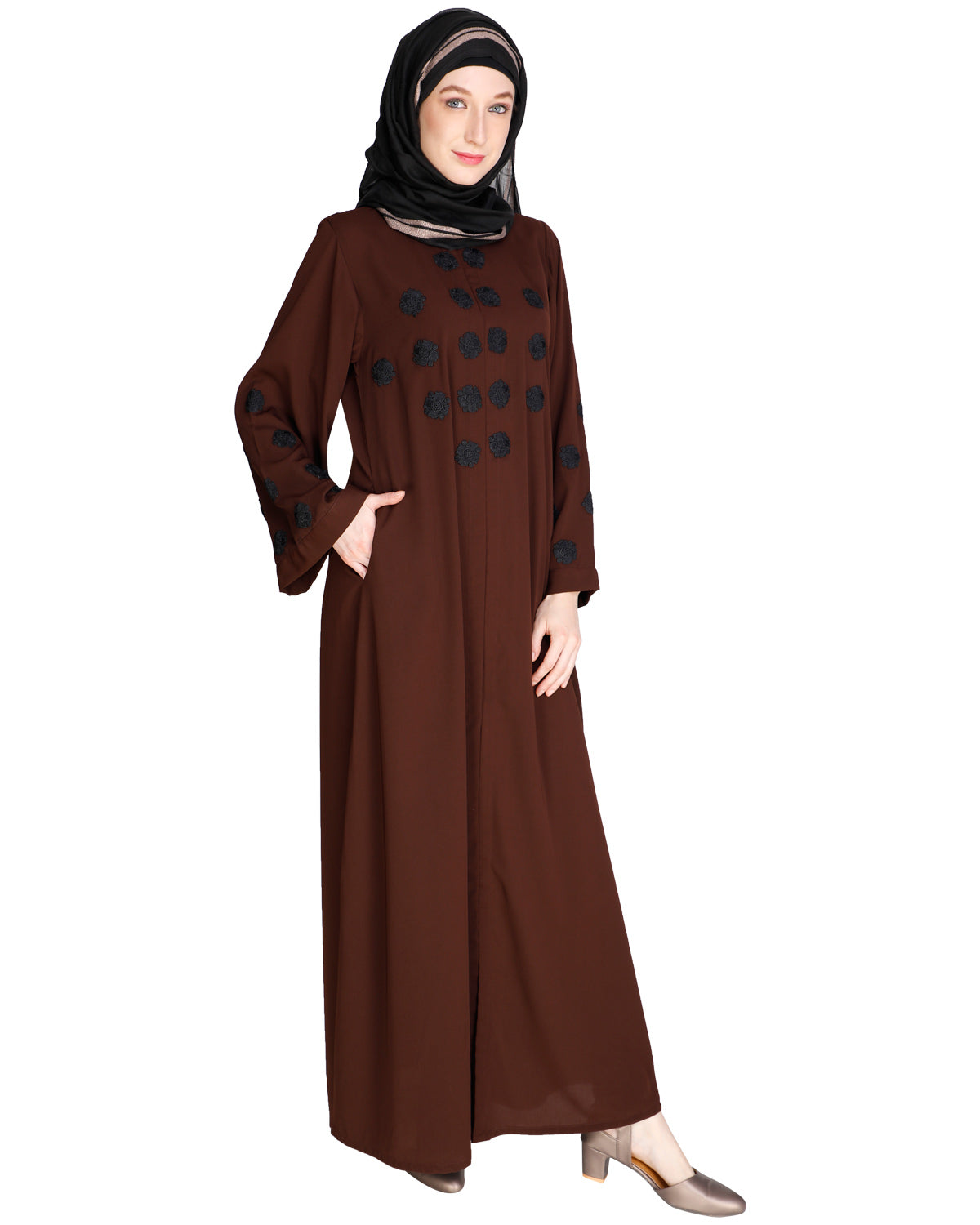 Flowless Abaya
