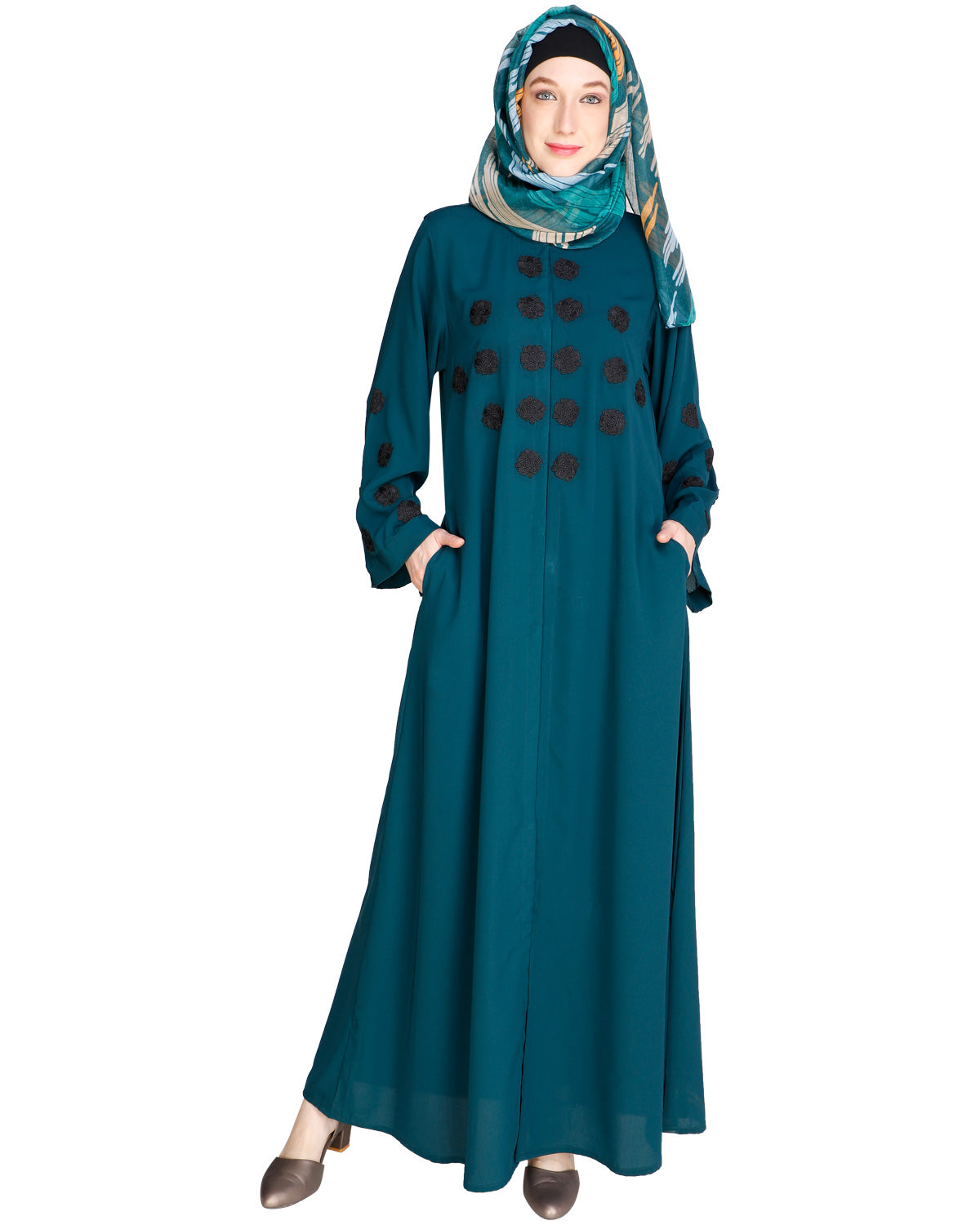 Flowless Abaya