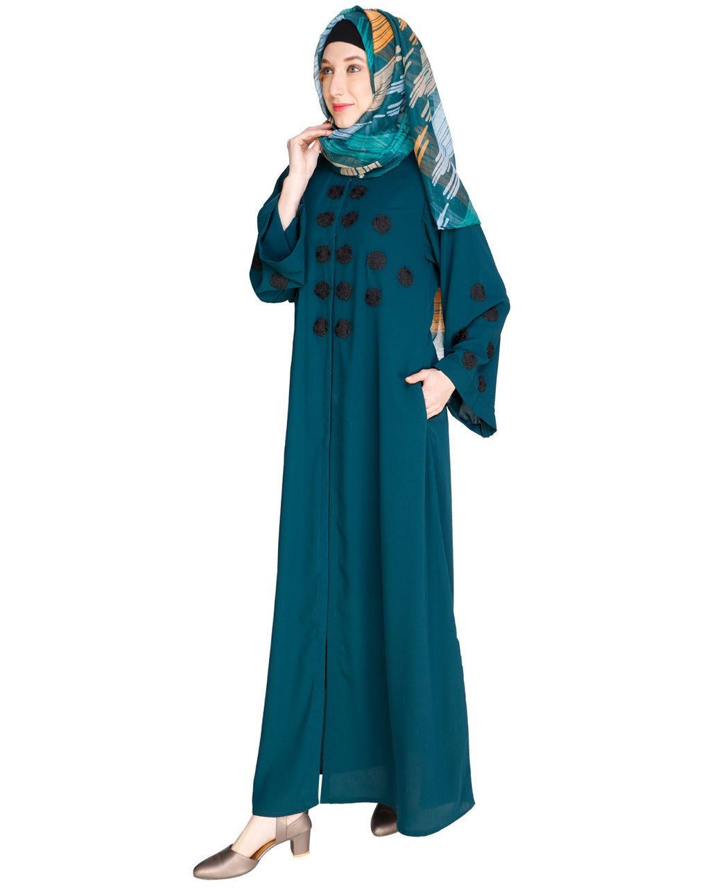 Flowless Abaya