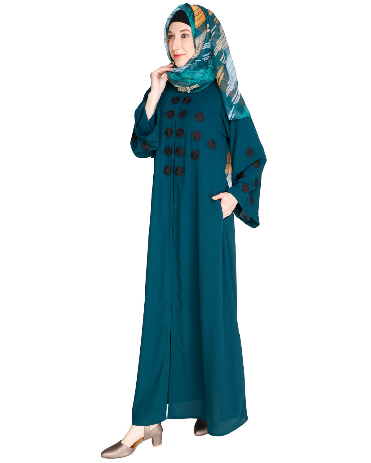 Flowless Abaya