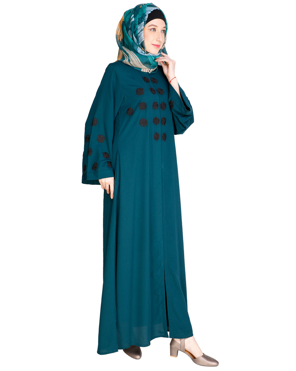 Flowless Abaya