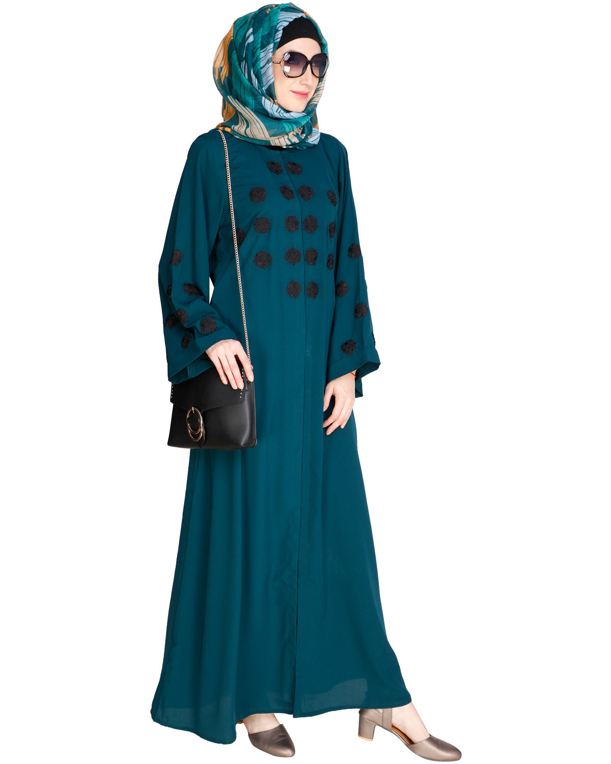 Flowless Abaya