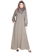 Gathered Sleeves Abaya