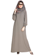 Gathered Sleeves Abaya