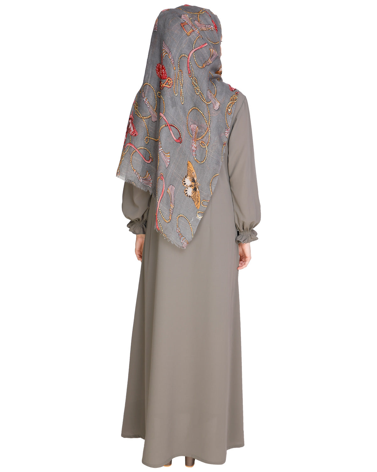 Gathered Sleeves Abaya