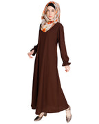 Gathered Sleeves Abaya