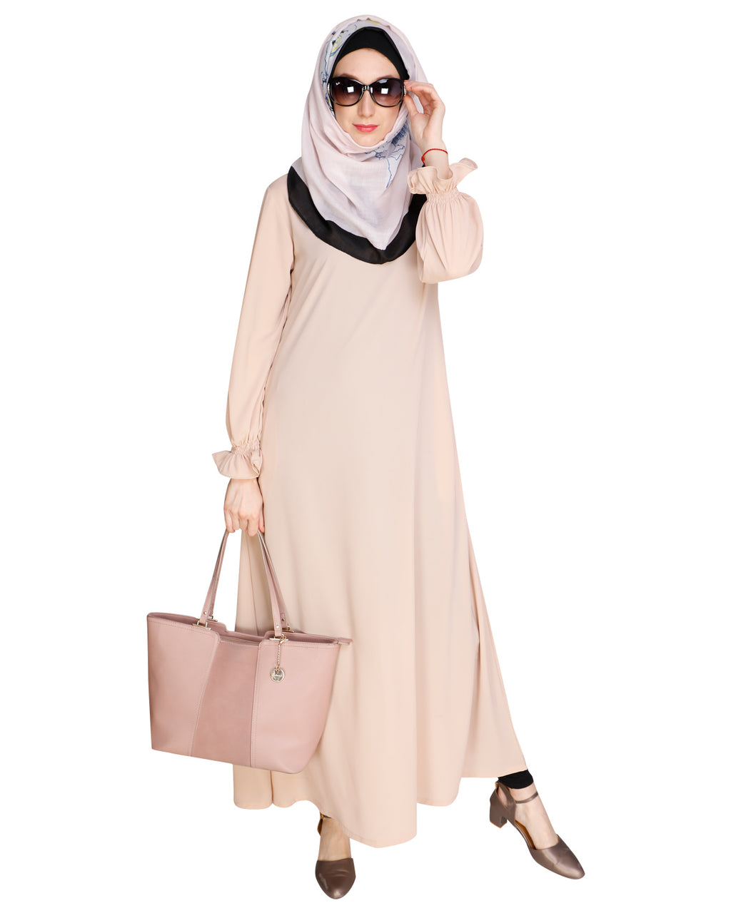 Gathered Sleeves Abaya