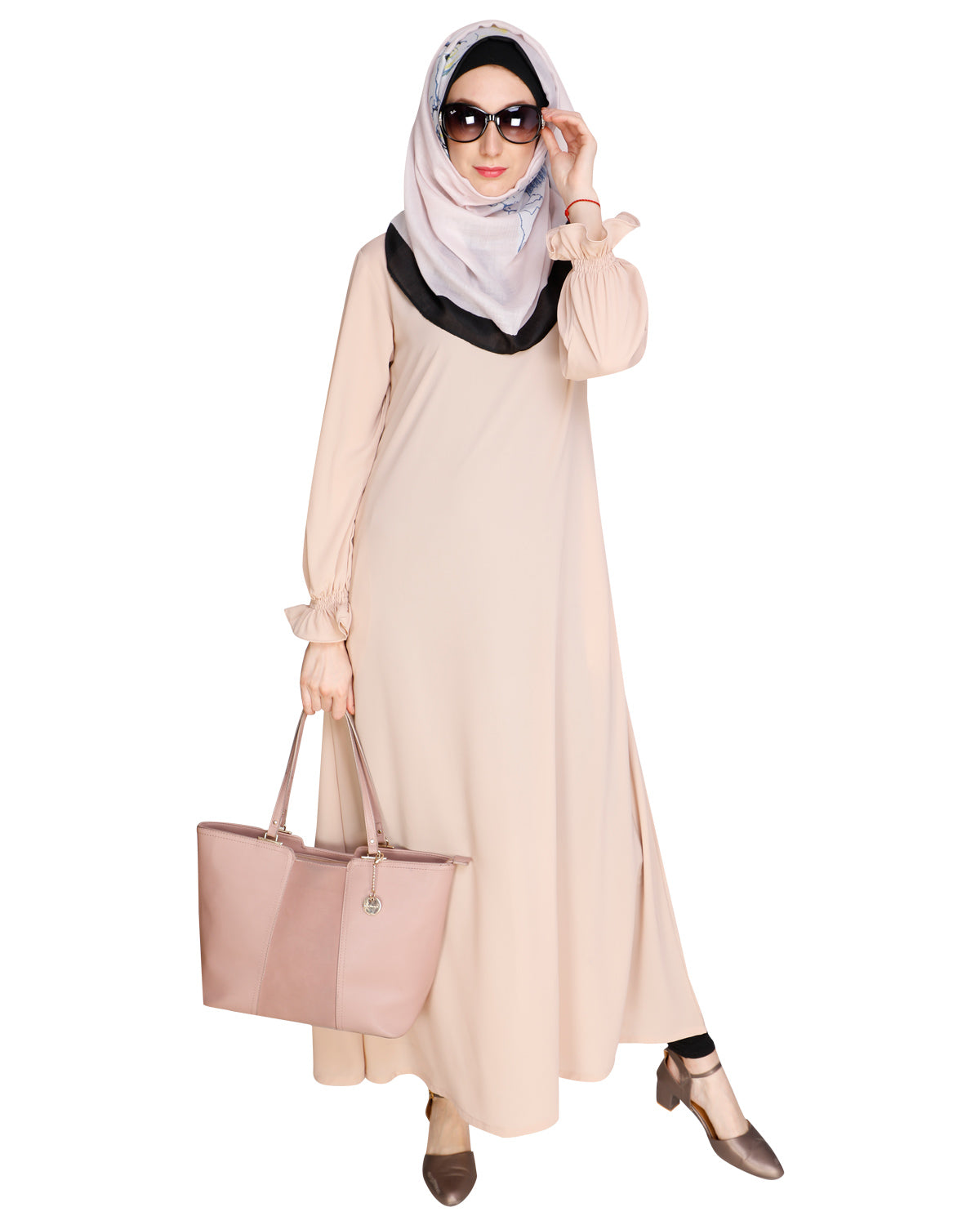 Gathered Sleeves Abaya