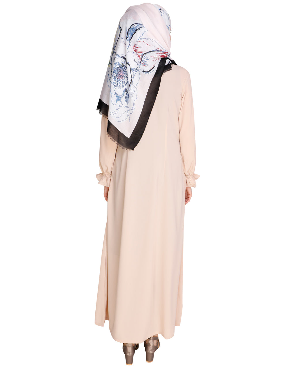Gathered Sleeves Abaya