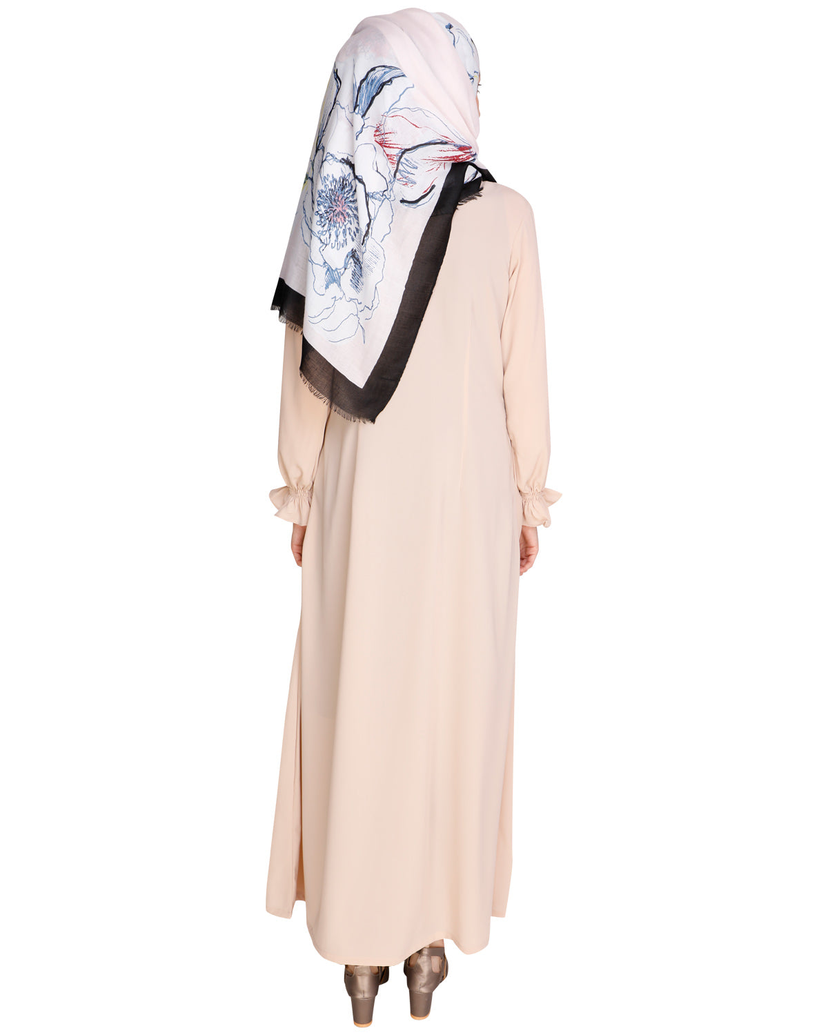 Gathered Sleeves Abaya