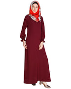Gathered Sleeves Abaya