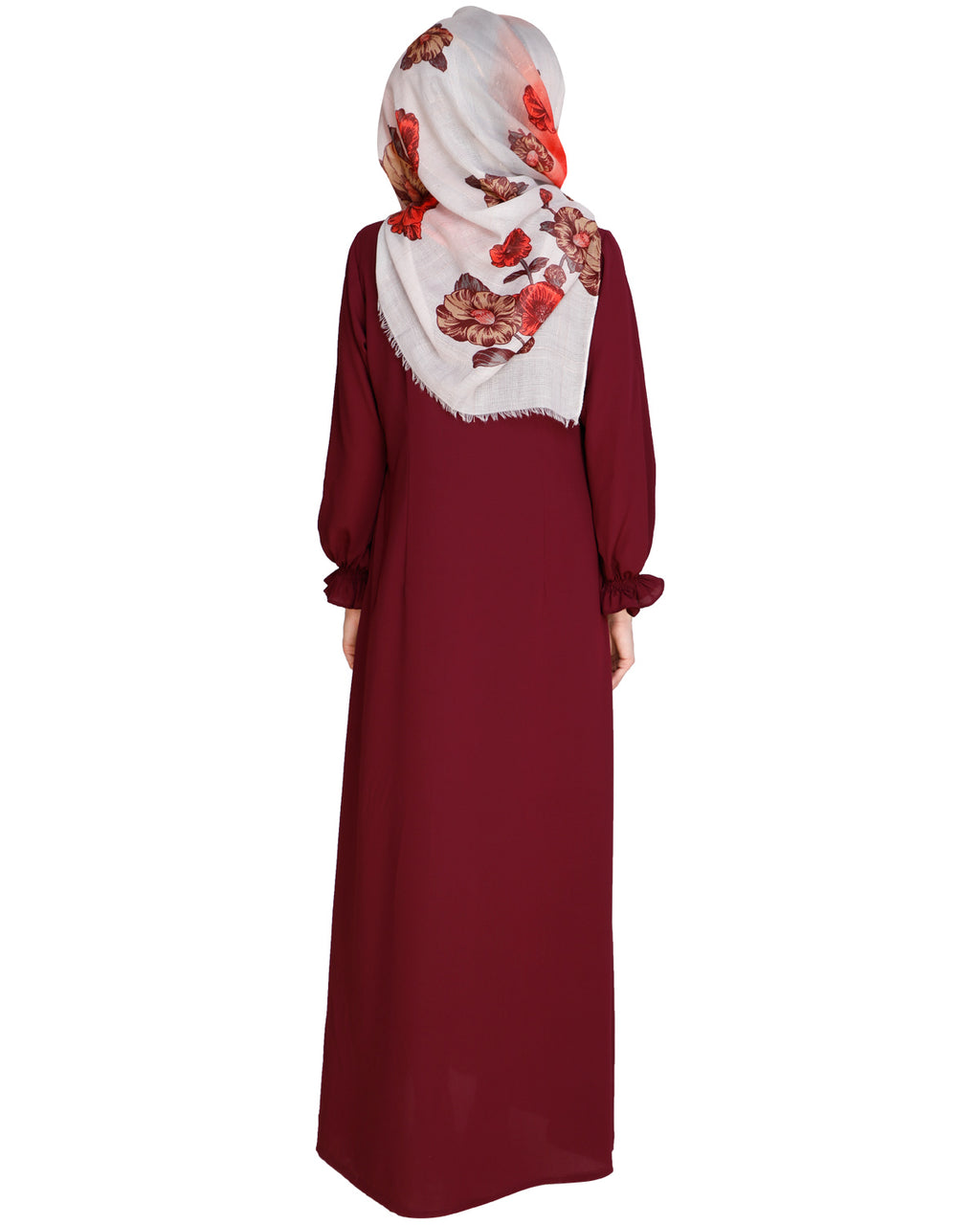 Gathered Sleeves Abaya