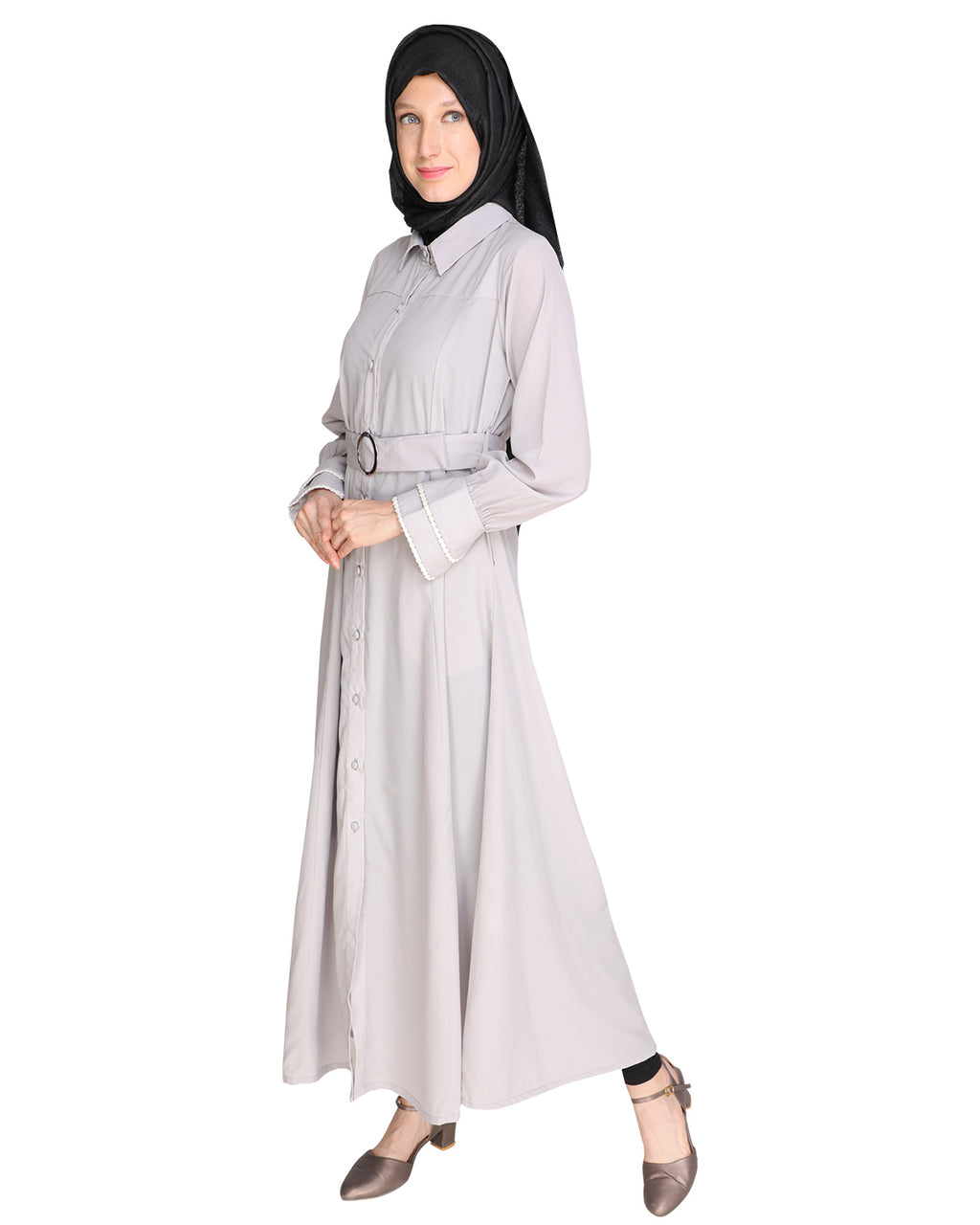 Shirt Style Maxi Dress