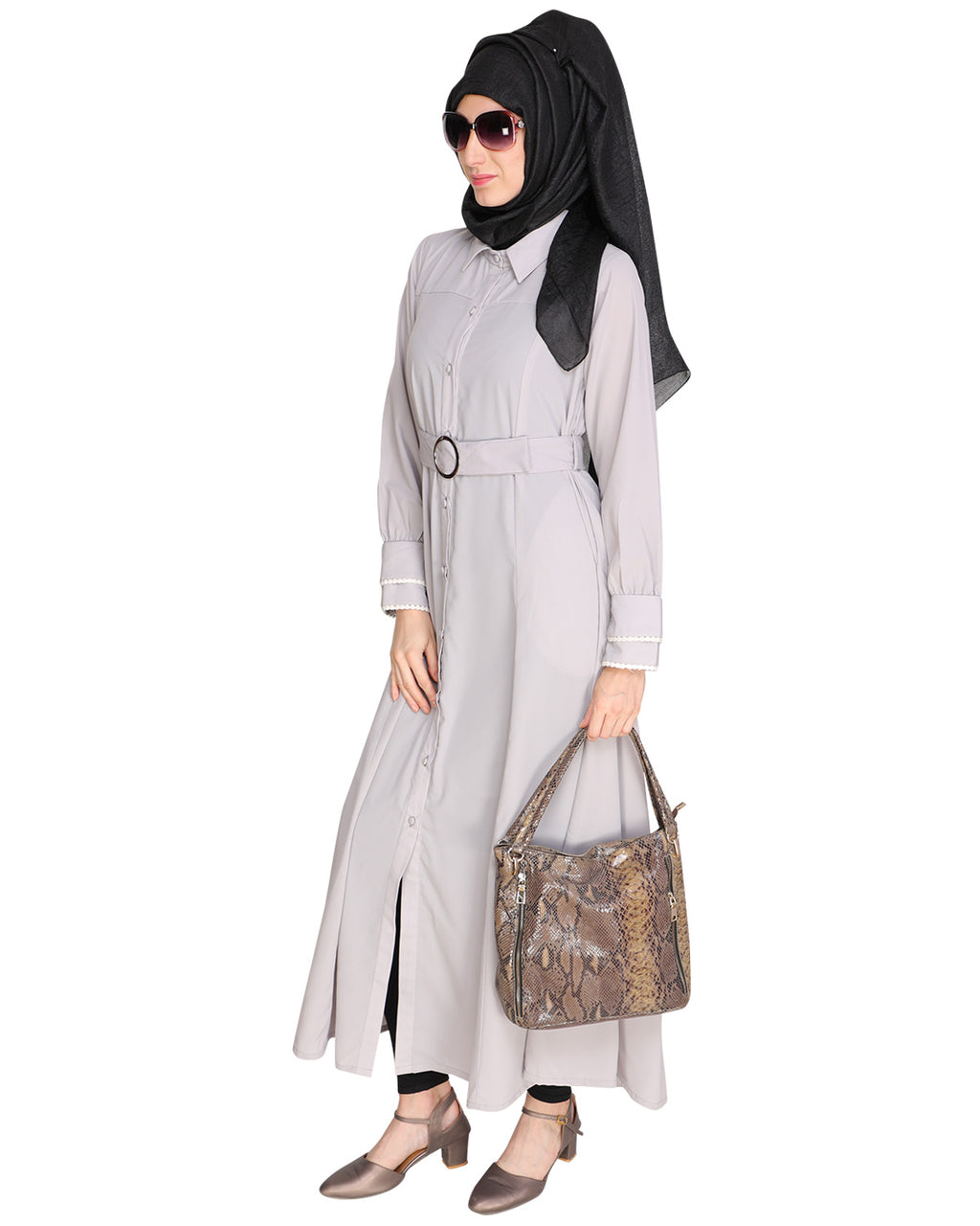 Shirt Style Maxi Dress