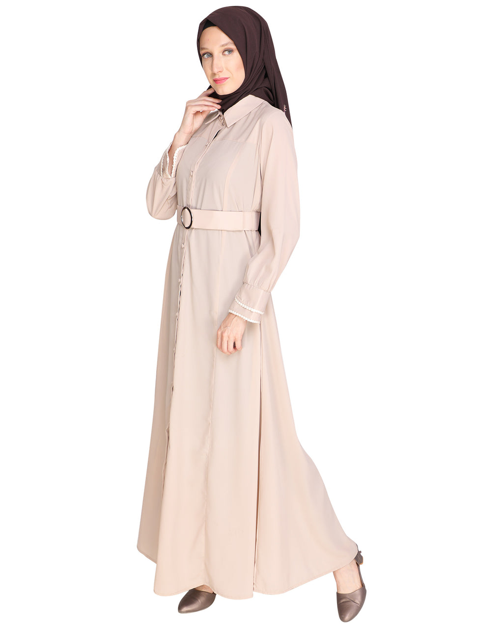 Shirt Style Maxi Dress