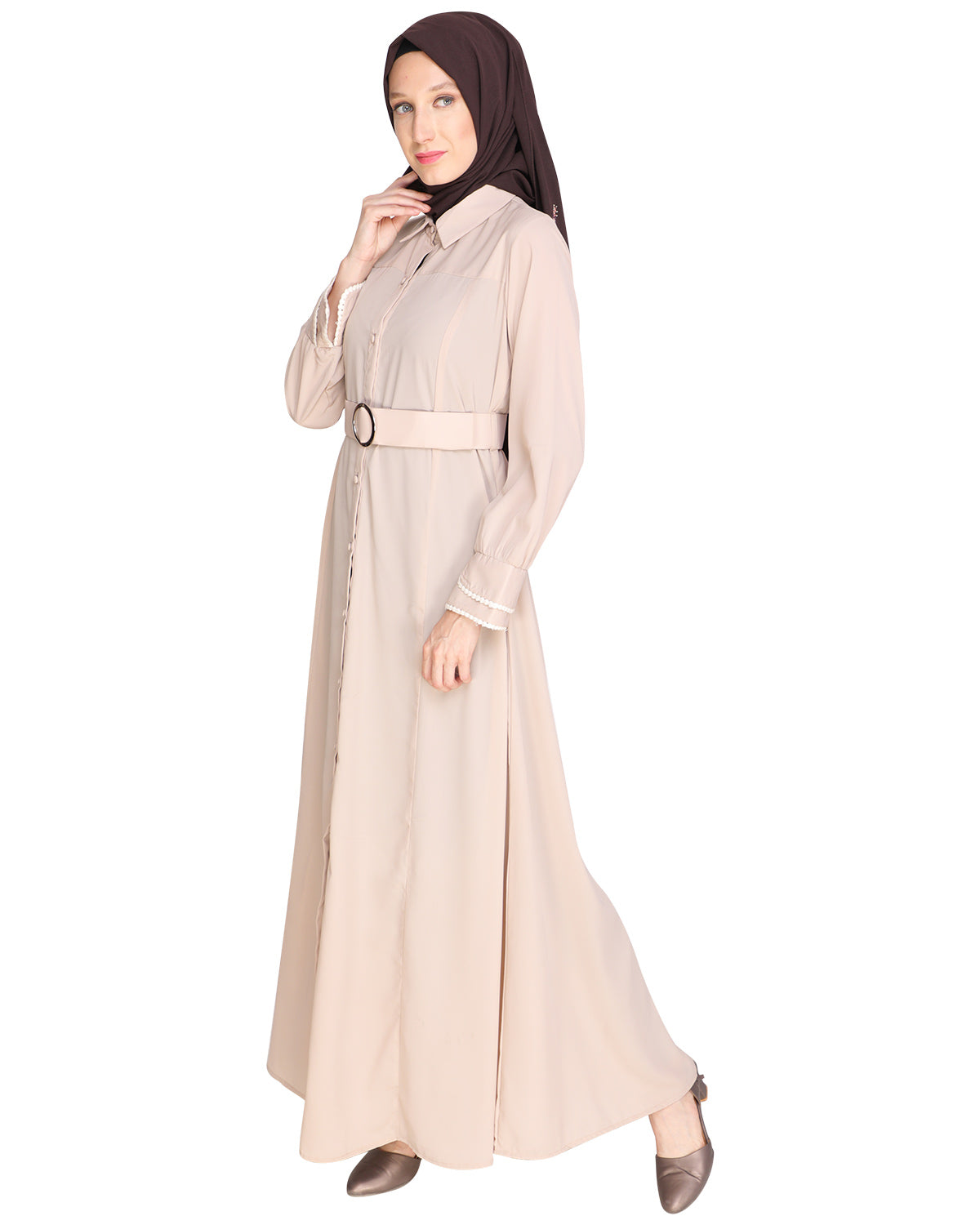 Shirt Style Maxi Dress