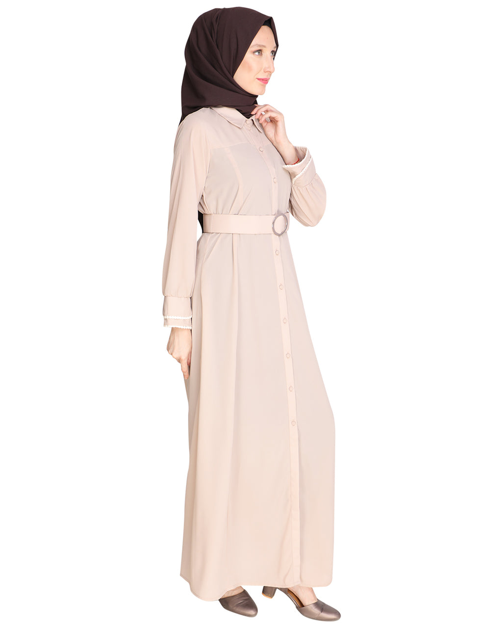 Shirt Style Maxi Dress