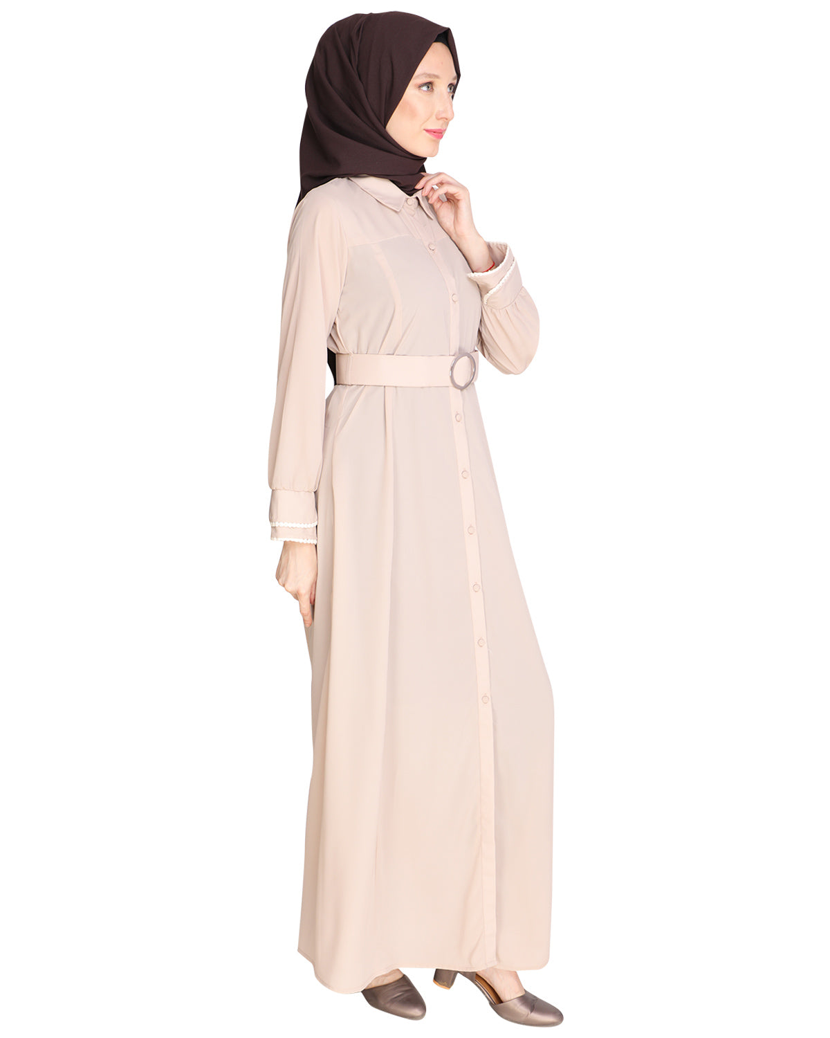 Shirt Style Maxi Dress