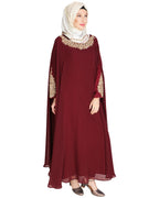 Queen Style Blue Irani Kaftan