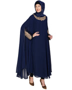 Queen Style Blue Irani Kaftan