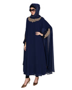 Queen Style Blue Irani Kaftan