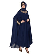 Queen Style Blue Irani Kaftan