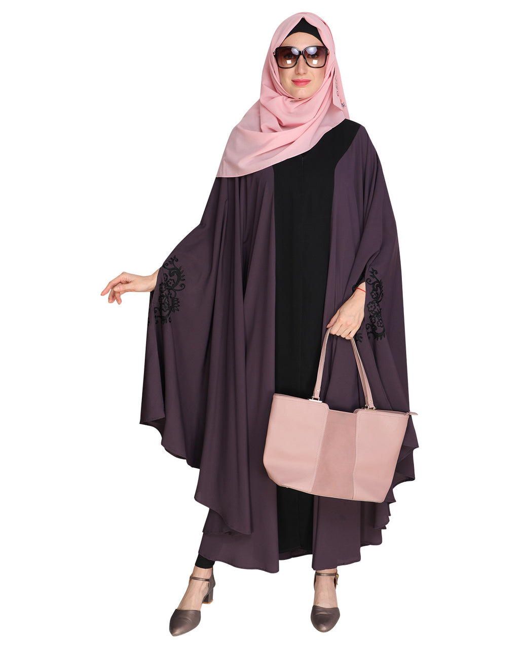 Delicate Embroidered Irani Kaftan