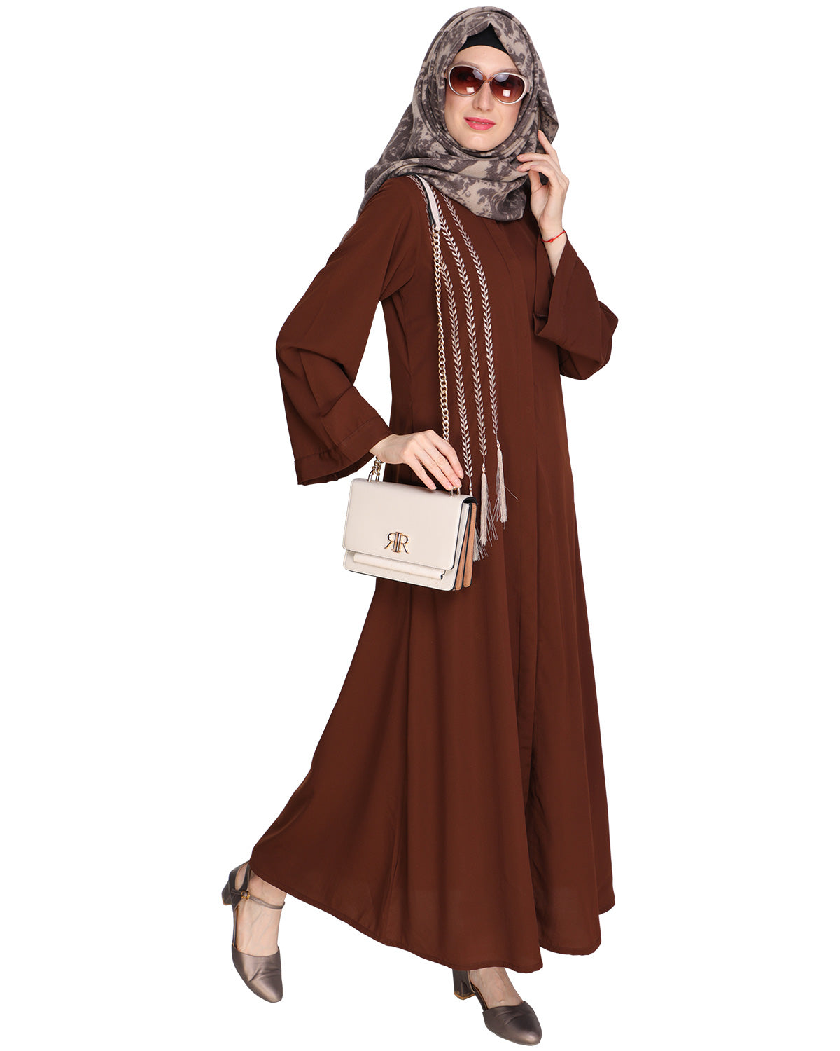 Elegant Embroidered Abaya