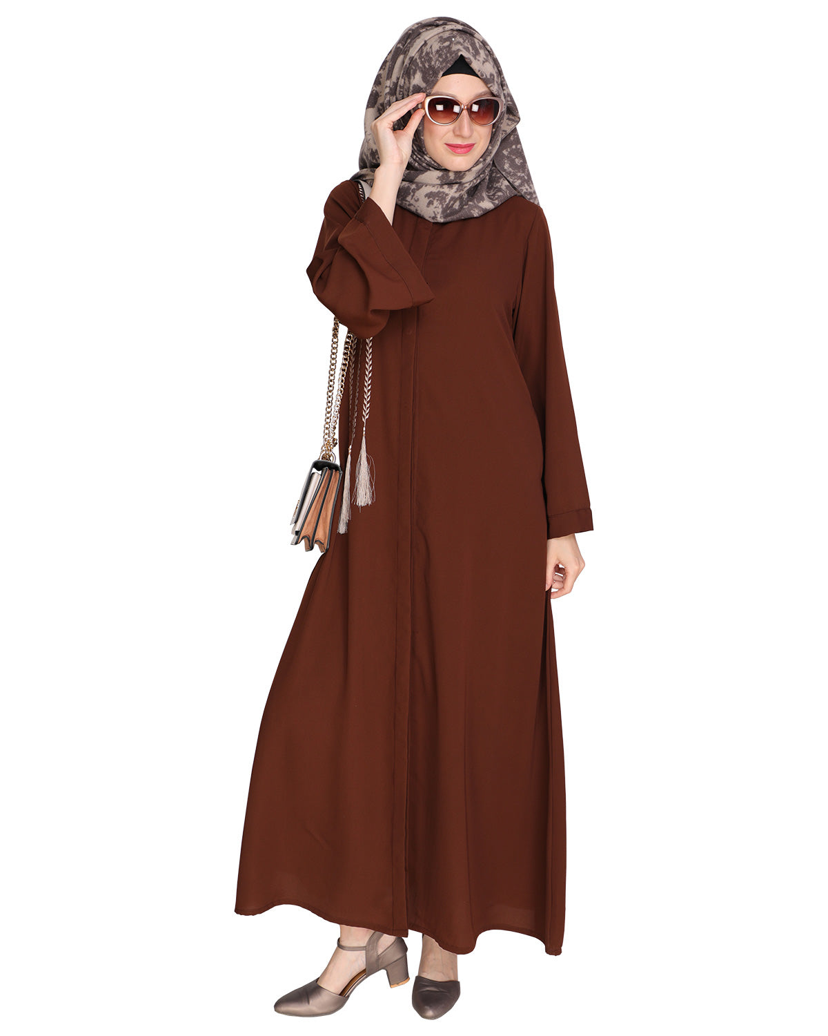 Elegant Embroidered Abaya