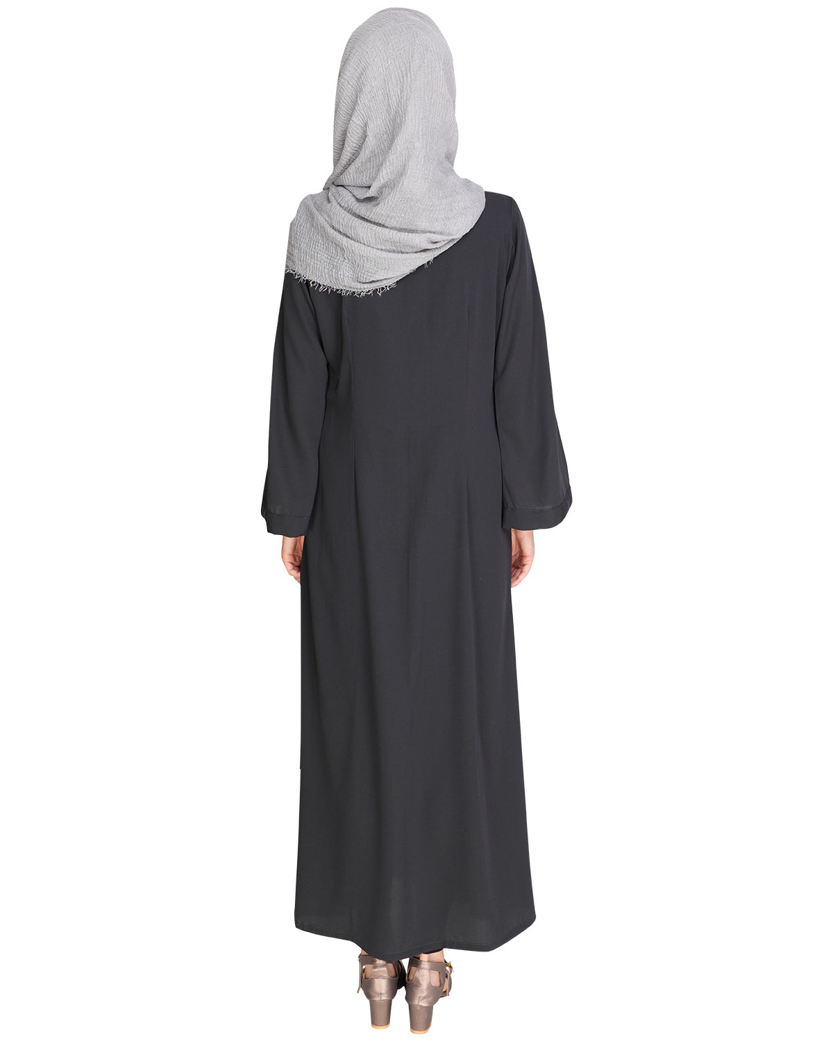Elegant Embroidered Abaya